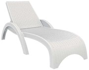 SIESTA FIJI ΞΑΠΛΩΣΤΡΑ WHITE ΠΟΛ/ΝΙΟΥ 73Χ187Χ44εκ.53.0044