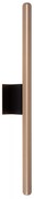 Φωτιστικό Επίτοιχο Lucide 23272-11-96 BRAGA Καφετί (Coffee)|Μαύρο Ματ (Black Mat) 2700 K
