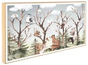 Παιδικό Κάδρο Ζώα του Δάσους KDP3 30x60cm