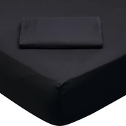 Σεντόνι Υπέρδιπλο Επίπεδο (230x260) Das Home Best Line Μαύρο