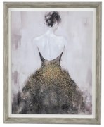 Artekko Glitter Πολύχρωμος MDF Πίνακας σε Καμβά (43.6x53.6x3)cm Artekko 82834