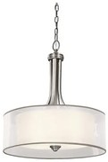 Κρεμαστό Φωτιστικό Οροφής 4xE27 60W IP20 Lacey Elstead Lighting KL-LACEY-P-L-AP Γκρι