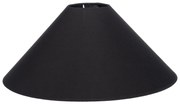 Lampshade S Line Ø50cm Μαύρο Κωνικό Υφασμάτινο S3176-0071