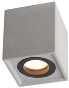 Σποτ Φωτιστικό Οροφής από Τσιμέντο GU10 MONTE 8,5X8,5XH10CM ACA-MK131S10G-Γκρι MK131S10G