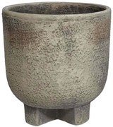 Κασπώ Με Πόδια 06-20139 Φ17x19cm Grey Marhome Κεραμικό