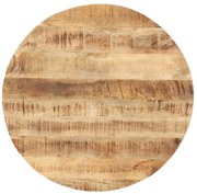 vidaXL Επιφάνεια Τραπεζιού Στρογγυλή 25-27 χιλ. 80 εκ. Ξύλο Μάνγκο