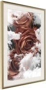 Αφίσα - Heavenly Roses - 40x60 - Χρυσό - Με πασπαρτού