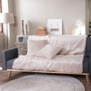 Ριχτάρι Γούνινο Pelt 37 Beige Teoran Πολυθρόνα Acrylic