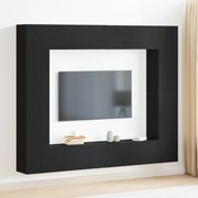 vidaXL Σετ τηλεόρασης 8 κομματιών σε Μαύρο Δρυς