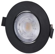 Adeleq Σποτ LED Ψευδοροφής Κινητό Στρογγυλό 3W/5W/7W CCT 38° Μαύρο 21-2719