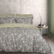 Σεντόνια Prestige 1686 (Σετ 4τμχ) Grey-Taupe-Pink Das Home Υπέρδιπλo 240x260cm 100% Βαμβακοσατέν