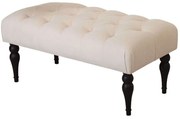 Σκαμπό Missus 209FLF1283 92x48x43cm Cream-Black