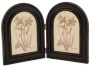 Κορνίζα Διπλή 86618 13x18cm Black Mdf