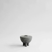 Duck Jar Medio Κεραμικό Διακοσμητικό Δοχείο με Καπάκι Σκούρο Γκρι H10xH12xW12cm 101 COPENHAGEN