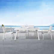 Τραπεζαρία Κήπου Nofi 2.0 01-00-2080 (Σετ 7Τμχ) Grey-Beige 6 Θέσεων