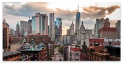 Πίνακας σε καμβά "New York Manhattan" Megapap ψηφιακής εκτύπωσης 140x70x3εκ.-GP033-0125