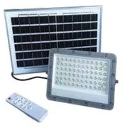 Ηλιακός Προβολέας Κήπου LED 6500Κ Μαύρο 12W 47-00705 ΦOS_ME 47-00705 Μαύρο