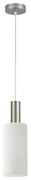 Φωτιστικό Οροφής  SE21-NM-4-GL3 ADEPT TUBE Nickel Matt Pendant White Glass+ - 51W - 100W - 77-8470