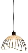 ΦΩΤΙΣΤΙΚΟ ΚΡΕΜΑΣΤΟ ΜΟΝΟΦΩΤΟ Ε27 MAX 40W D30*H18cm RATTAN Eurolamp 144-33009