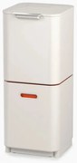 3σε1 Joseph Joseph Totem Compact 30064, 2x20 l, Δοχείο απορριμμάτων 3 l, Κάθετος σχεδιασμός, Ανταλλάξιμα φίλτρα με ενεργό άνθρακα, Μπεζ