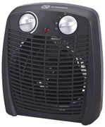 Ανεμιστήρας θερμού αέρα Voltz V51970C, 2000W,  3 ρυθμίσεις επιπέδου θέρμανσης, Λειτουργία κρύου αέρα, Μαύρο χρώμα