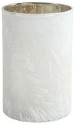 Κηροπήγιο 013.792679 7x8cm White Glass