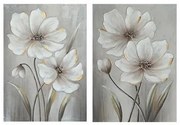 ΠΙΝΑΚΑΣ ΣΕ ΚΑΜΒΑ Fylliana Flowers 1/2 50x3x70εκ 108-124-045 - 2 ΤΕΜΑΧΙΑ