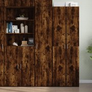 Ντουλάπι Καπνιστή Δρυς 40x42,5x185 εκ. από Επεξεργασμένο Ξύλο 3281403