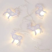 LED λαμπάκια σε σειρά Metal reindeer (10) τεμάχια