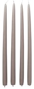 Κερί Smooth Taper Burn Set 4 τμχ Time 10.5 h Linen Ø2,2 x H38 cm S/4 Broste Copenhagen