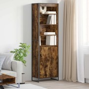 vidaXL Ψηλά Ντουλάπια 2 pcs Καπνιστό Δρύς 60 x 36 x 300 εκ.