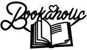 Διακοσμητικό Τοίχου Book a Holic 891TNL3409 58x30cm Black Wallity Μέταλλο