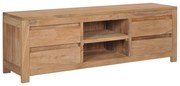 vidaXL Έπιπλο Τηλεόρασης 115x30x40 εκ. από Μασίφ Ξύλο Teak