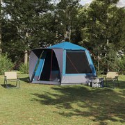 vidaXL Σκηνή Camping Μπλε 420 x 420 x 227 εκ Πολυεστέρας