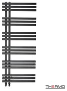 Thermo Vivo Θερμαινόμενη πετσετοκρεμάστρα 119x50cm Silk Black ΔΕΝ ΠΕΡΙΛΑΜΒΑΝΤΟΝΤΑΙ ΔΙΑΚΟΠΤΕΣ &amp; ΑΝΤΙΣΤΑΣΕΙΣ