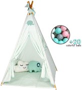 Παιδική Σκηνή Με Στρωματάκι + 20 Μπάλες Bebe Stars Elephant 302-184
