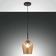 Φωτιστικό Οροφής Stintino 3724-40-125 1xE27 40W Φ18cm 200cm Amber La Mia Luce