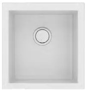 Sanitec Ultra Granite 819 Γρανιτένιος Νεροχύτης 50x40cm Bianco