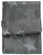 Χριστουγεννιάτικο Runner Polyester 45x140εκ. Christmas 0718 Ασημί-Γκρι Das Home