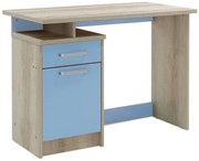 Γραφείο εργασίας Looney χρώμα castillo-μπλε 100x55x75εκ 100x55x75 εκ.