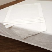 Πετσέτες Φαγητού 4τμχ Des.2410 2.White Anna Riska 53x53cm Βαμβάκι-Πολυέστερ