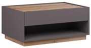 MATIS Τραπέζι σαλονιού TREVISO γκρι/ artisan 90x60x40 MATIS800464