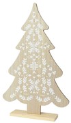 Χριστουγεννιάτικο Στολίδι KSD Λευκό Φυσικό Χριστουγεννιάτικο δέντρο Έλατο 30 x 6 x 48 cm Μικρό