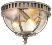 Πλαφονιέρα Φωτιστικό Οροφής 3xE14 IP44 Halleron Elstead Lighting-KL-HALLERON-F-BU-Μπρονζέ KL-HALLERON-F-BU