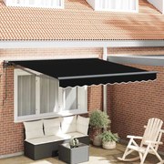 vidaXL Σκηνίτσα Αναδιπλούμενη Μαύρο 350x250 εκ ύφασμα