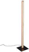Φωτιστικό Δαπέδου Bellari 426410130 20W Led 22x22x115cm Natural Trio Lighting Μέταλλο,Ξύλο