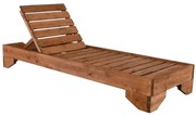 VERANO Ξαπλώστρα (A) Καρυδί Pine (πεύκο)