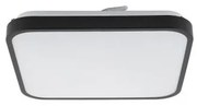 Φωτιστικό Οροφής Πάνελ LED 16W Μαύρο ΙΡ44 3000K Agnes Square Pro S 10983 Nowodvorski 10983 Μαύρο