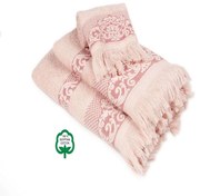 Πετσέτες Σετ 3Τμχ Ίσιδα 02 Pink DimCol Σετ Πετσέτες 70x140cm 100% Βαμβάκι