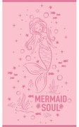 Πετσέτα Θαλάσσης Παιδική Ariel Pink Melinen Θαλάσσης 70x120cm 100% Βαμβάκι